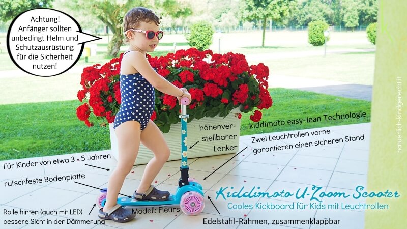 Kiddimoto Roller für Kinder micro kick-board